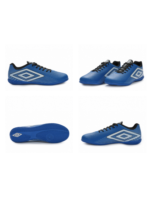 Zapatilla de Futbol Sala Umbro Aurora II IC Classic Blue / White / Black / Silver