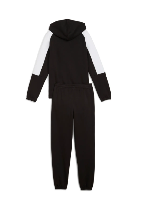 ESS BLOCK Hooded Full-Zip Sweat Suit FL B