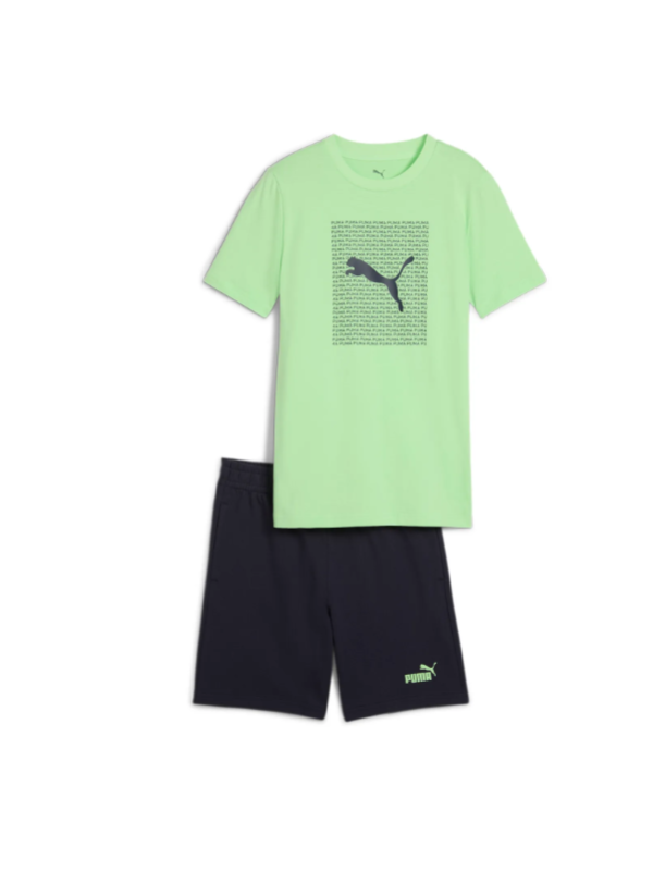 Conjunto Puma  LOGO LAB Tee and Shorts Set B