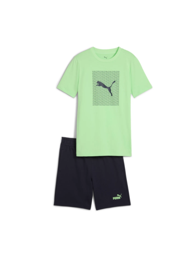 Conjunto Puma  LOGO LAB Tee and Shorts Set B