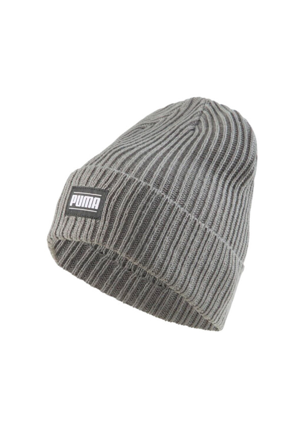 RIBBED CLASSIC CUFF BEANIE SMOKED PEARL