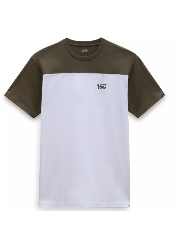 Camiseta SCRIPT CREW BLOCK WHITE/GRAPE LEA 