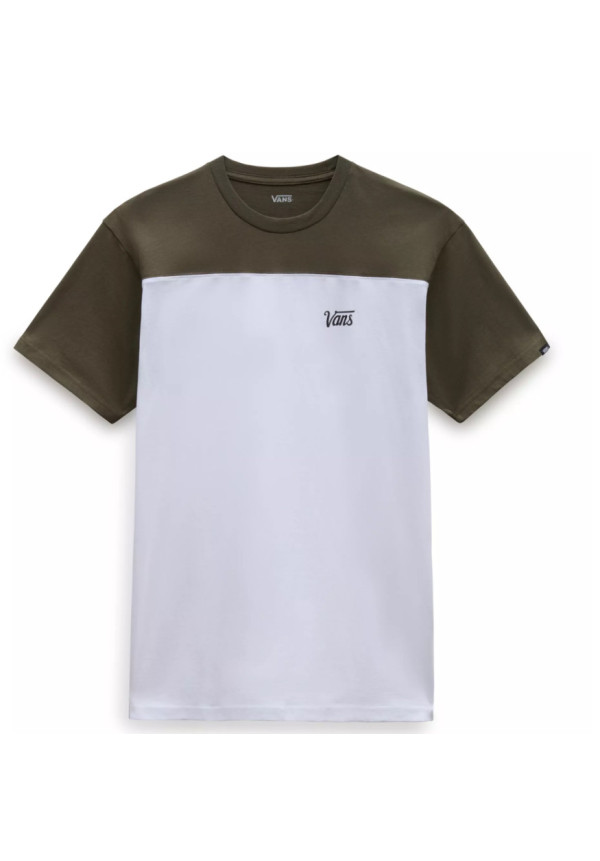 Camiseta SCRIPT CREW BLOCK WHITE/GRAPE LEA 