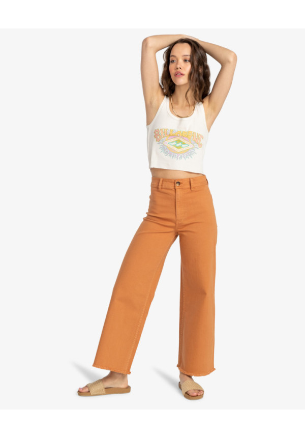 Natural High - Top Crop Sin Mangas para Mujer