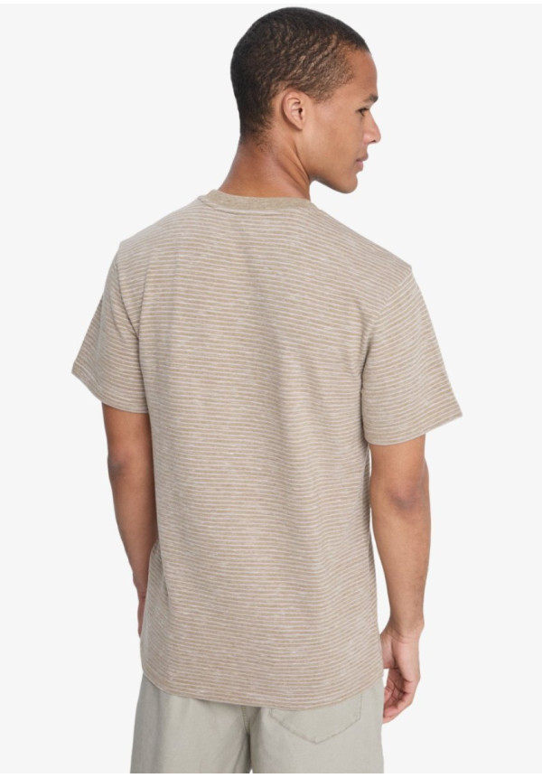Lopaz Striped Pocket - Camiseta de manga corta para hombre