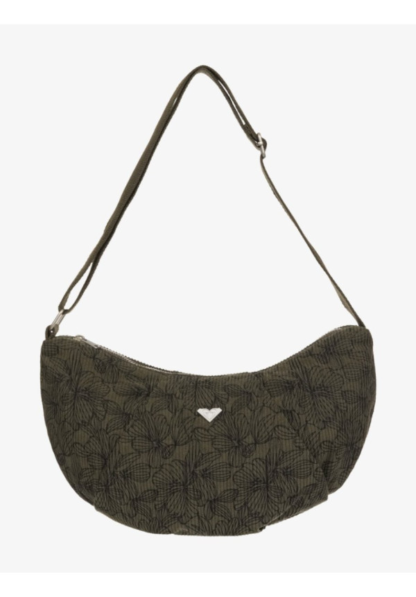 Neon Moon Printed Bolso bandolera de pana Verde Mujer