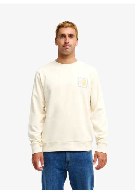 Vibes Sudadera de cuello redondo Blanco Hombre