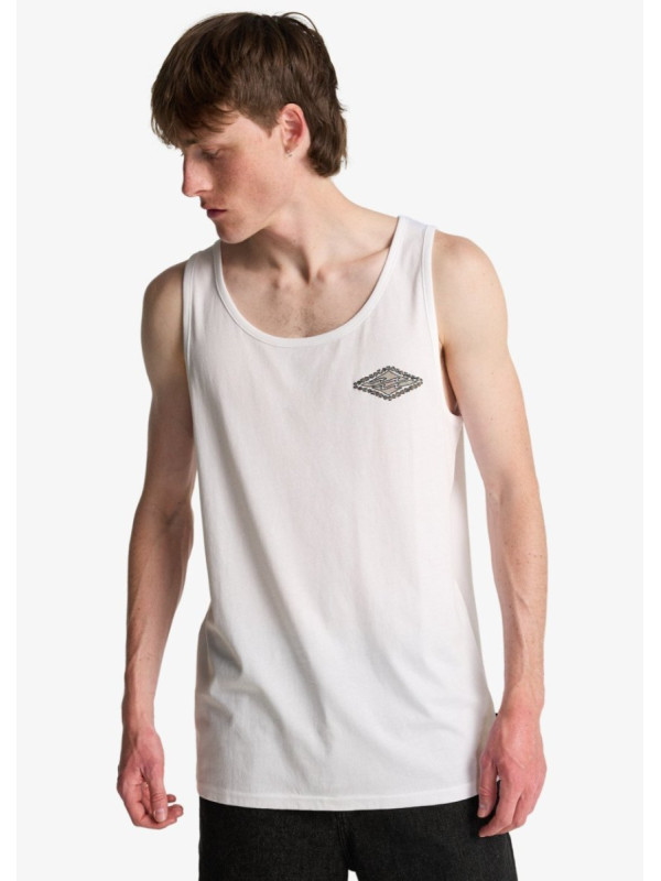 Crayon Wave Camiseta sin mangas Blanco Hombre
