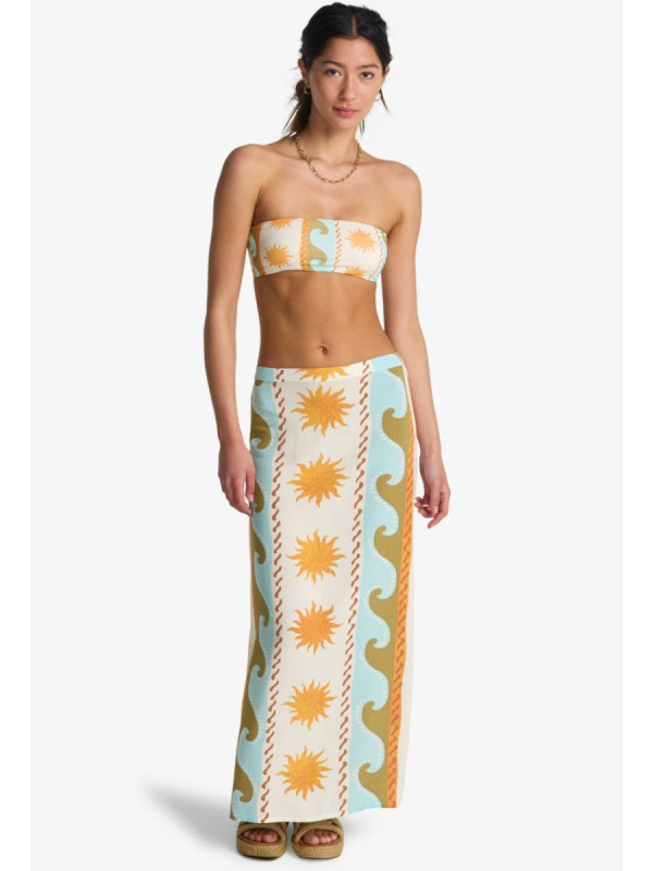 Tides Call Midi - Falda de viscosa para mujer