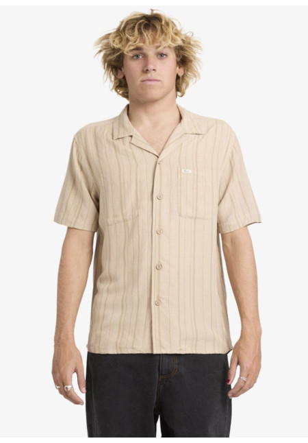 Exotica Stripe - Camisa de manga corta para hombre