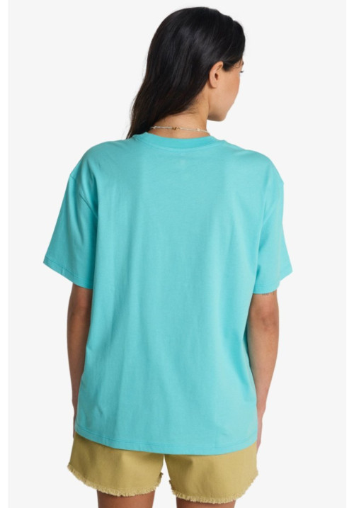 Rip Currents Camiseta de manga corta Azul Mujer