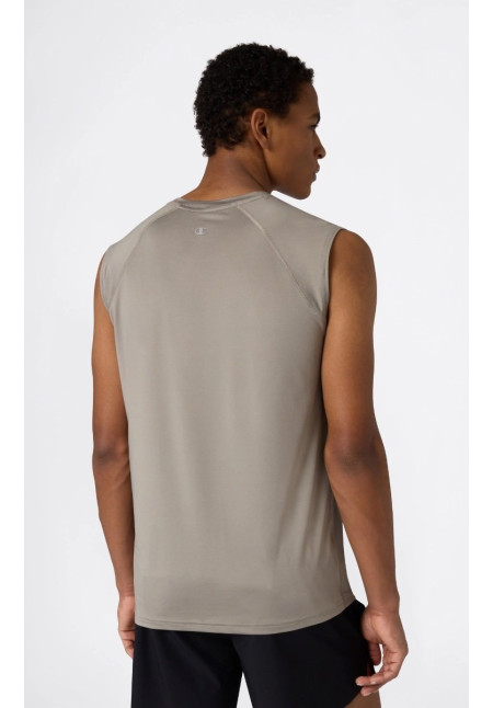 CAMISETA SIN MANGAS DE HOMBRE ATHLETIC FIT ULTRALIGERA GRIS CÁLIDO