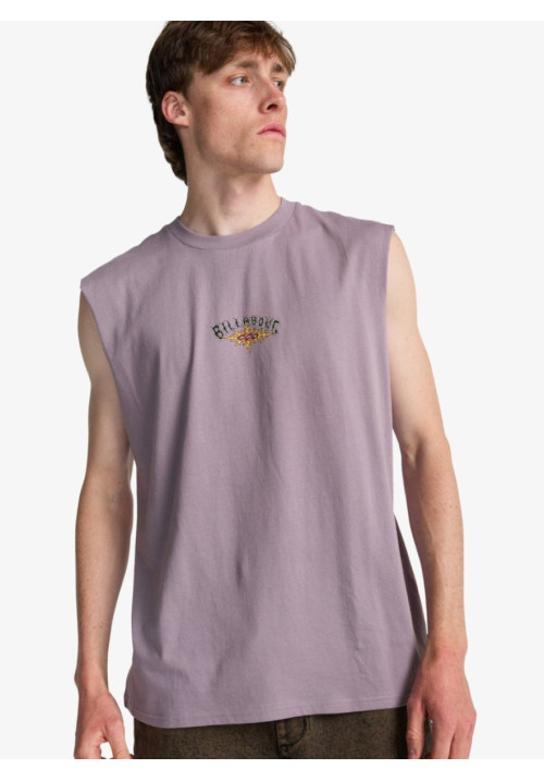 Burn Out Camiseta de estilo atlético Morado Hombre