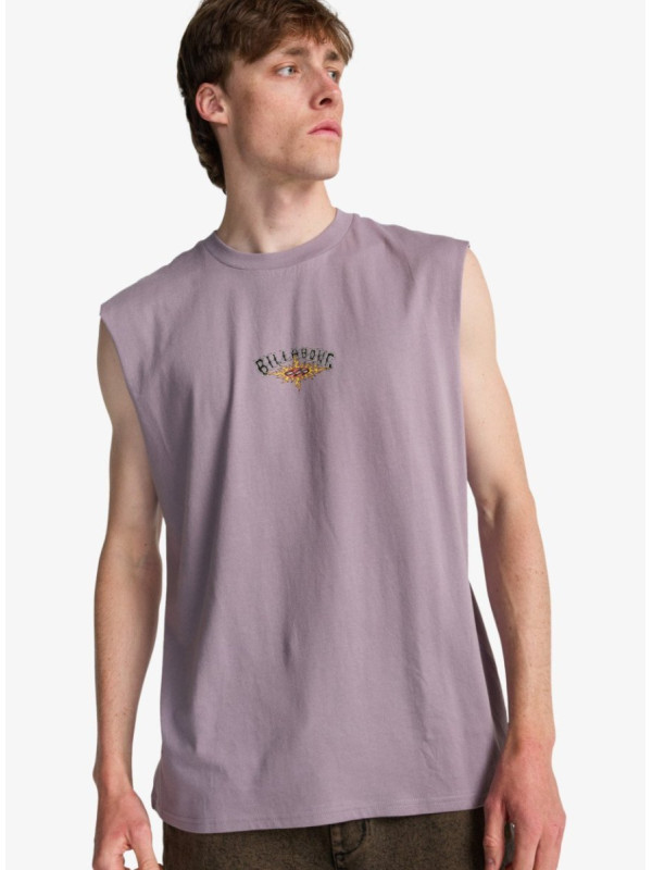 Burn Out Camiseta de estilo atlético Morado Hombre