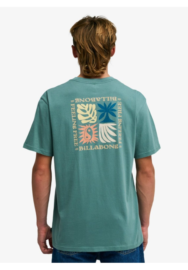 Surge Camiseta de manga corta Verde Hombre