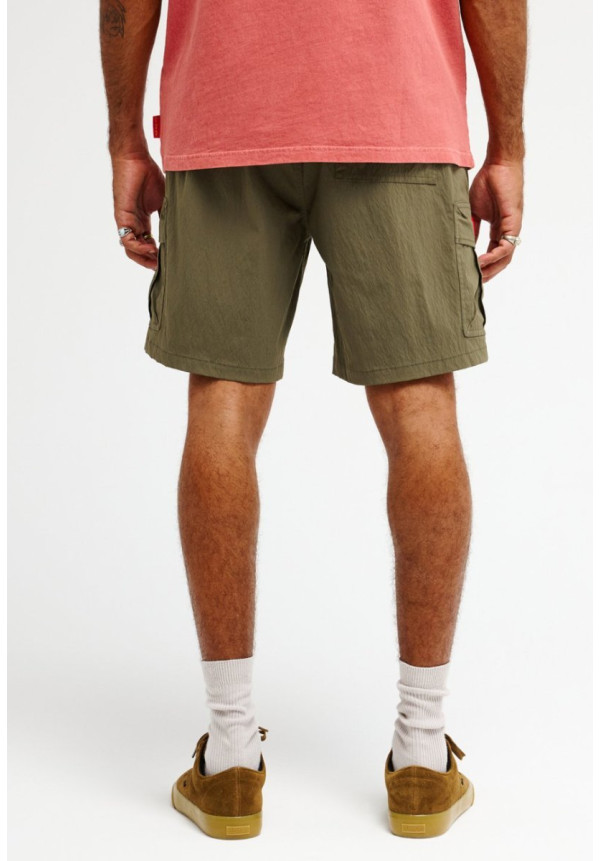 Bob Marley Cyclone Cargo Boardshort híbrido Verde Hombre