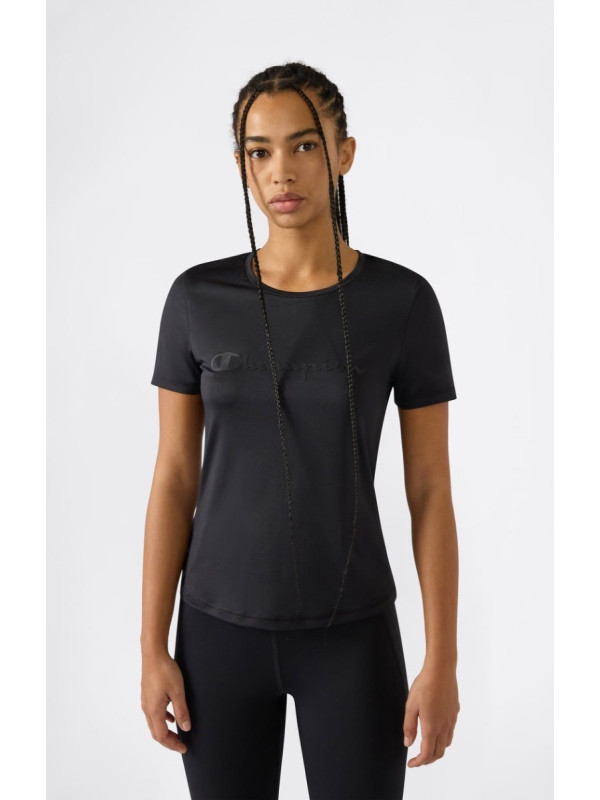 CAMISETA DEPORTIVA STRETCH PARA MUJER NEGRO