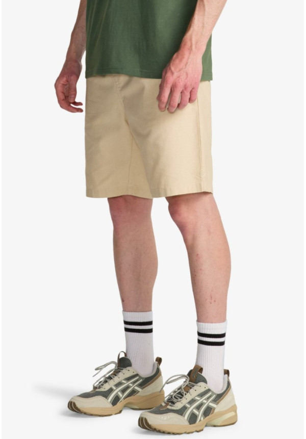 Larry Linen - Short de cintura elástica para hombre