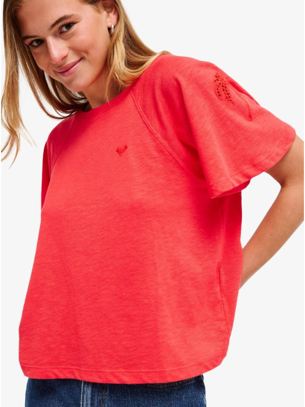 Time For Palm Tree - Camiseta de manga corta para Mujer