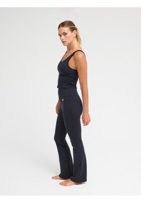 Heart Into It Boot Leg Pantalón de entrenamiento Negro Mujer