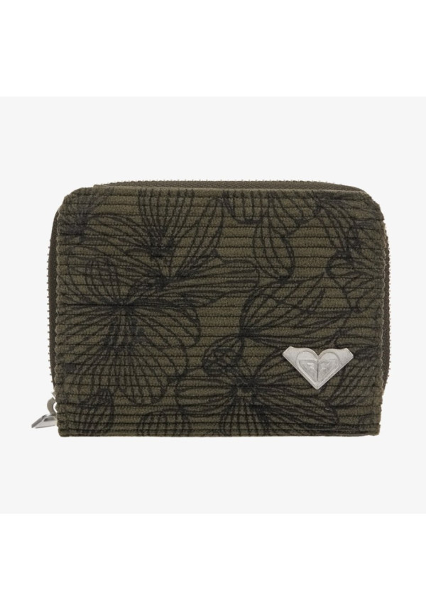 Lisette Printed Cartera de pana Verde Mujer