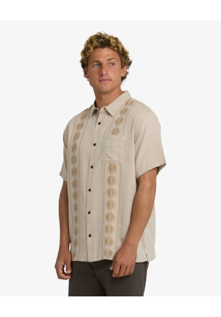 Cordoba Camisa de Manga Corta Verde Hombre
