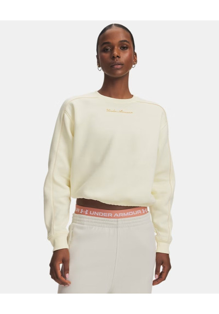 UA Rival Fleece Shimmer Sudadera para mujer