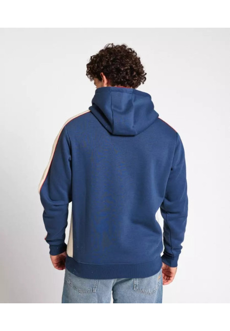 Sudadera Umbro Club de Barrio Hoodie Skipper Blue / Canoli Cream / Raspberry wine