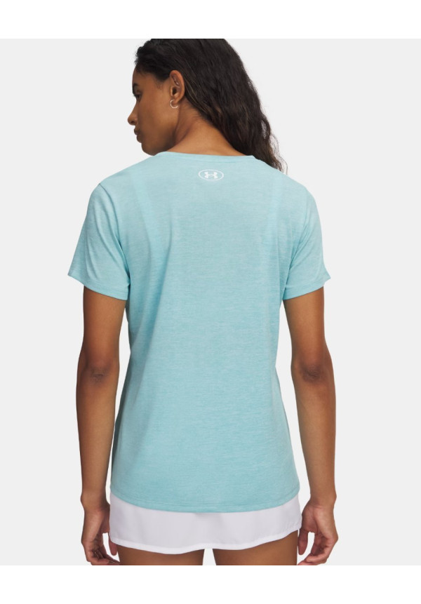 UA Tech™ Twist Camiseta de manga corta con cuello de pico para mujer