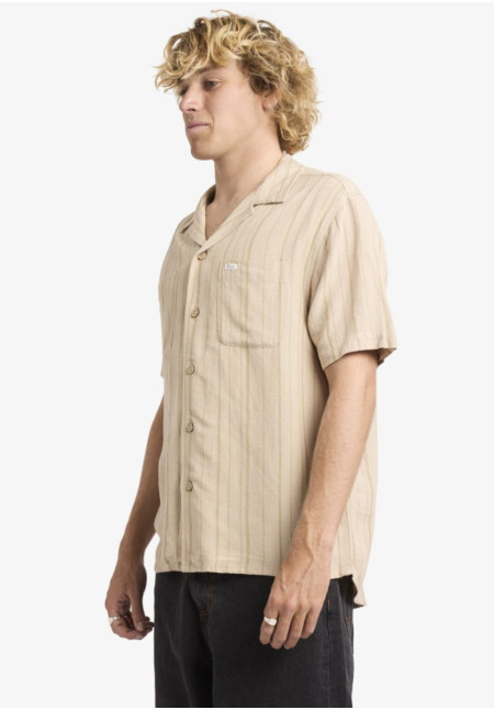 Exotica Stripe - Camisa de manga corta para hombre