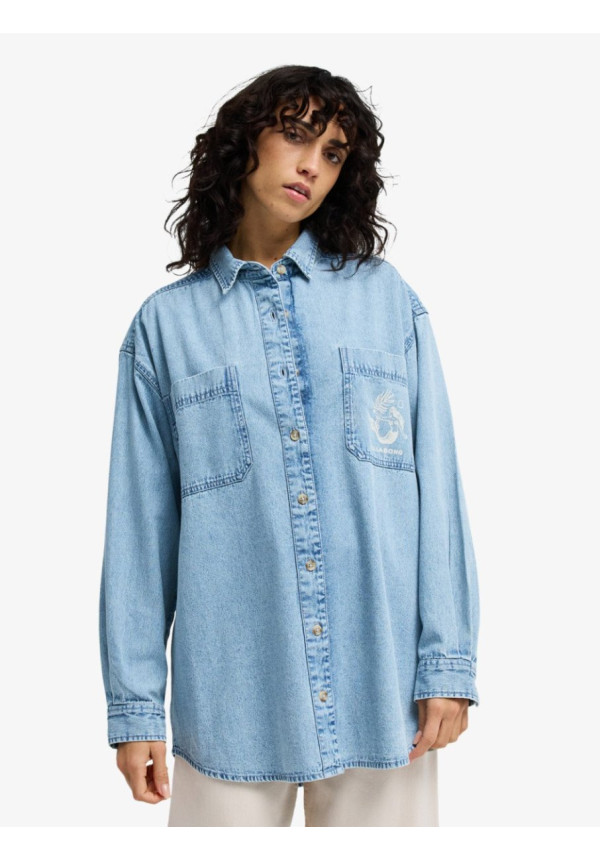 Down The Coast - Camisa de manga larga para mujer