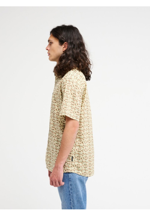 Apero Classic Camisa de Manga Corta Blanco Hombre