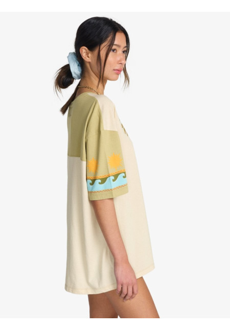 Split Palm - Camiseta de manga corta para mujer