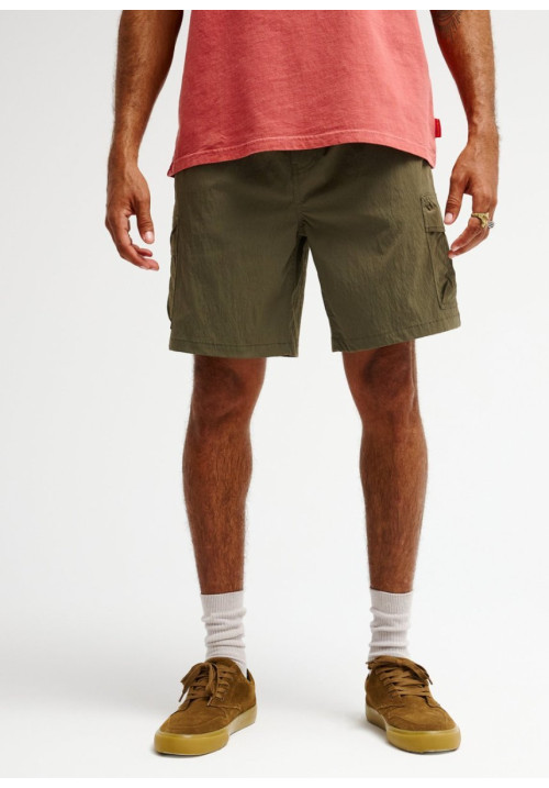 Bob Marley Cyclone Cargo Boardshort híbrido Verde Hombre