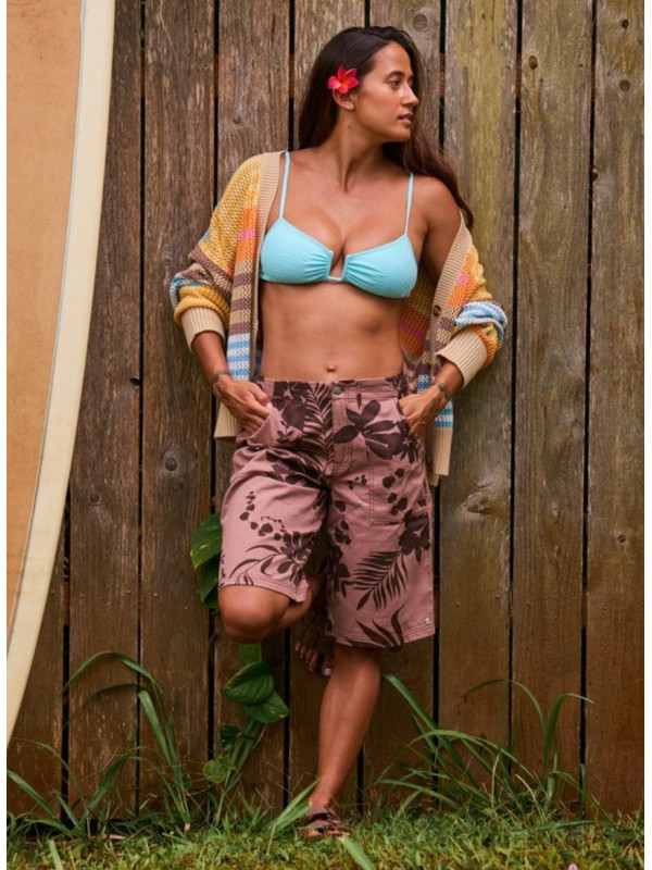 Favorite Moment Pantalón corto tipo bermudas Marrón Mujer
