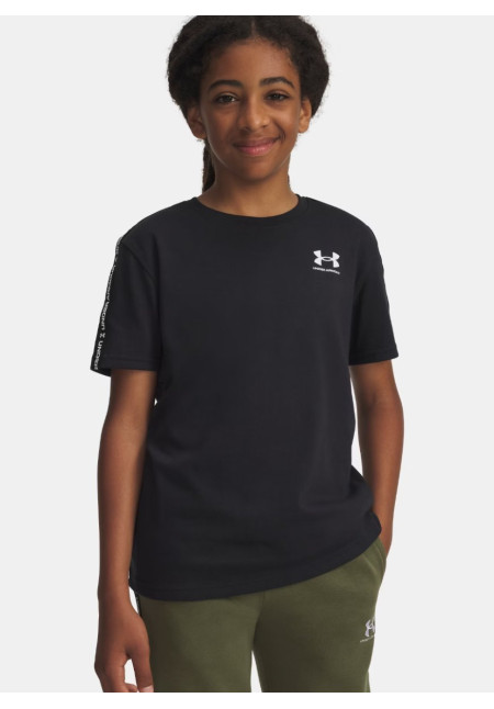 UA Sportstyle Taped Camiseta de manga corta para niño