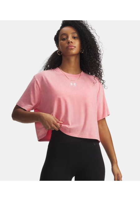 UA Rival Boxy Wash Camiseta para mujer