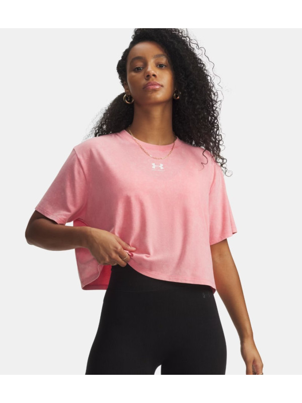 UA Rival Boxy Wash Camiseta para mujer