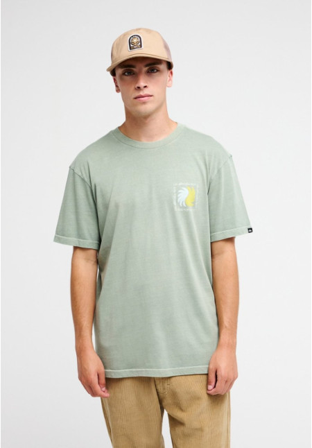 Evo Vibes Camiseta de manga corta Verde Hombre