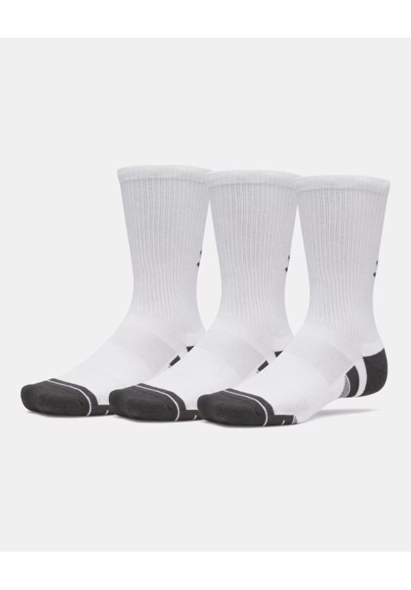UA Performance Tech Calcetines de caña media unisex - Paquete de 3