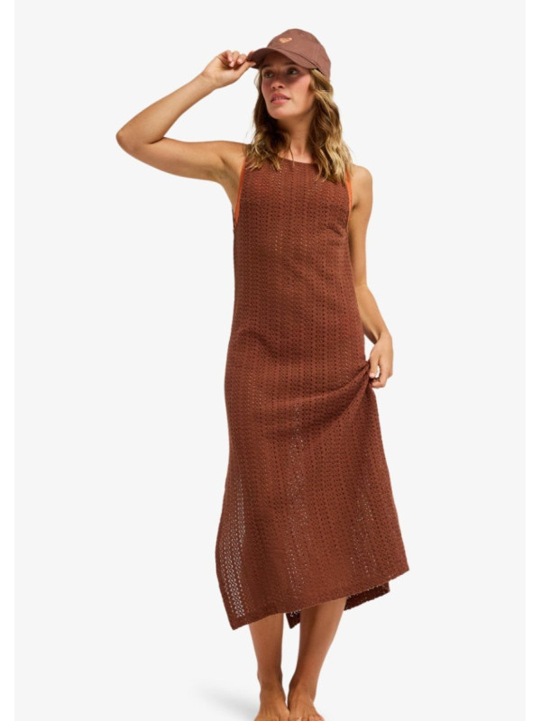 Playa Mood - Vestido playero de ganchillo para mujer