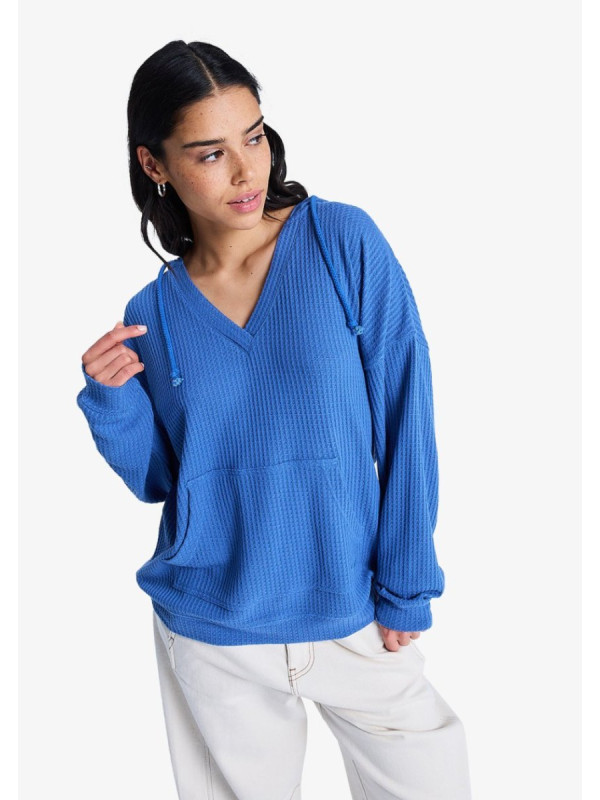 Ocean Drive - Sudadera oversize con capucha para mujer