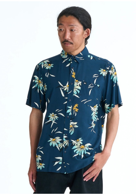 Camisa de manga corta QUIKSILVER COASTAL FLORAL SS 