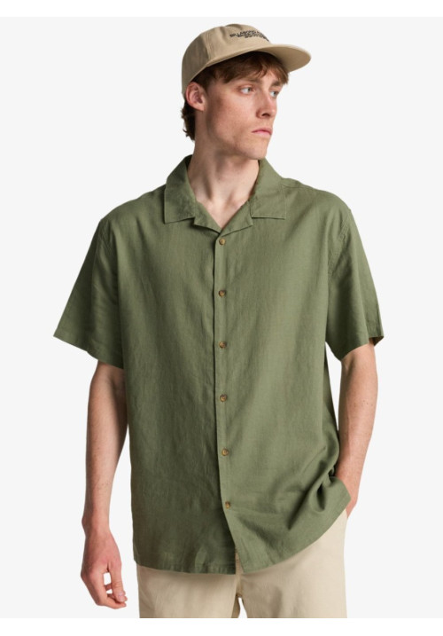 Vacay Linen - Camisa de manga corta para hombre