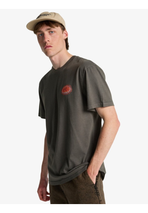 Burn Out Camiseta de manga corta Gris Hombre