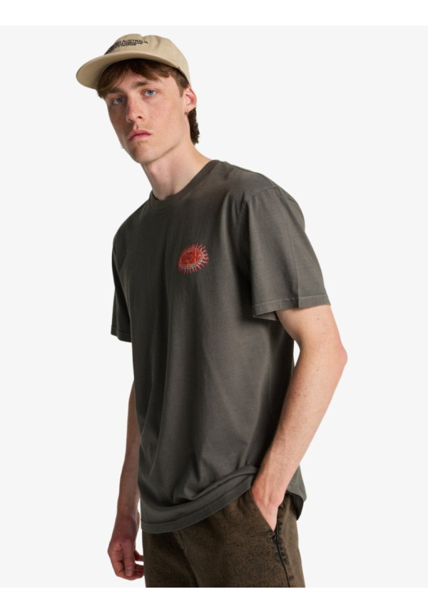 Burn Out Camiseta de manga corta Gris Hombre