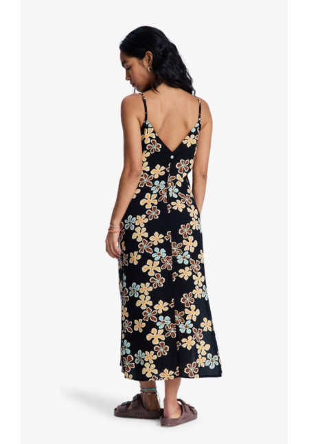 Stay Sunny Vestido con tirantes Negro Mujer