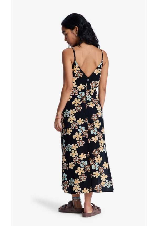 Stay Sunny Vestido con tirantes Negro Mujer