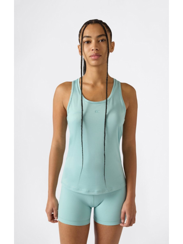 Camiseta Deportiva de Tirantes Stretch para Mujer Honeydew