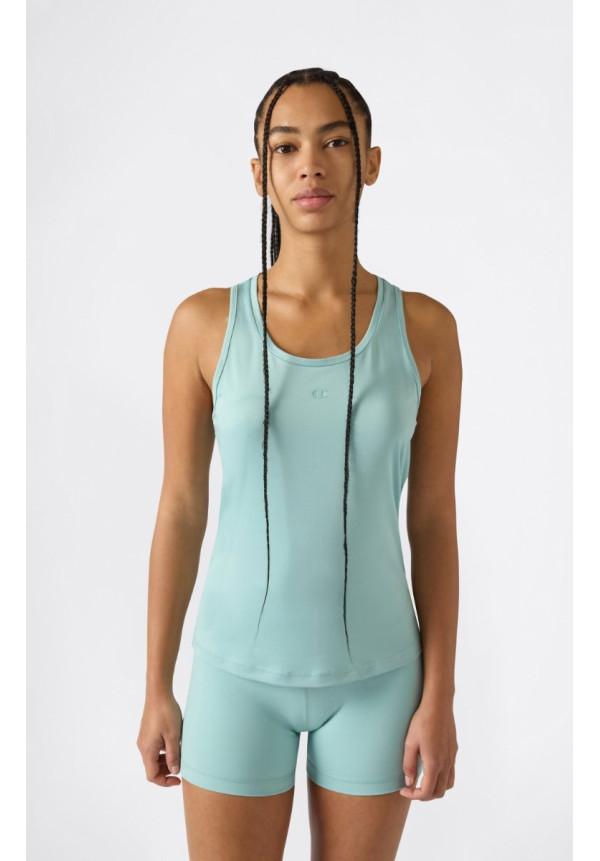 Camiseta Deportiva de Tirantes Stretch para Mujer Honeydew